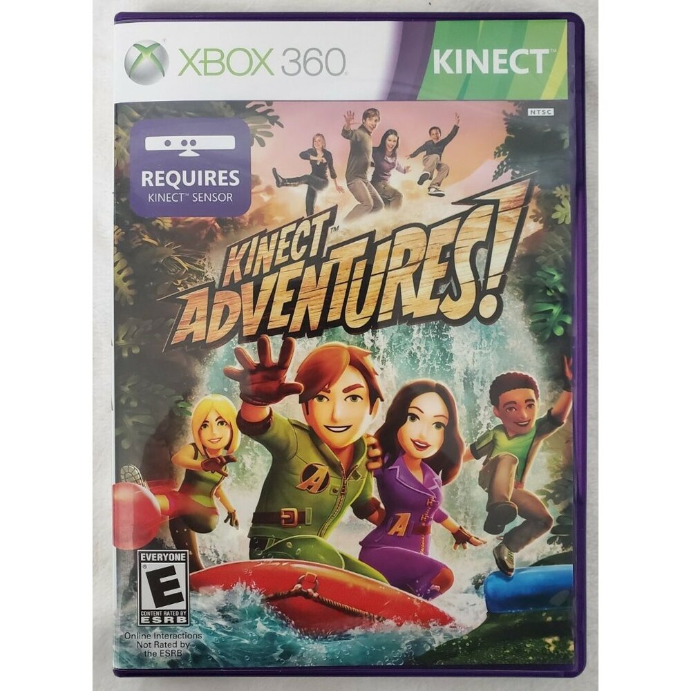 Kinect Adventures (Microsoft Xbox 360, 2010) Complete With Manual